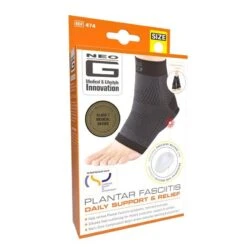 Neo G Black Open-Toe Plantar Fasciitis Socks -Sports Protective Gear 474 Black5