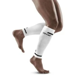 CEP White Compression Running Calf Sleeves For Men -Sports Protective Gear CEP White Compression Running Calf Sleeves For Men 1