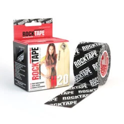 RockTape H2O Kinesiology Tape 5cm X 5m -Sports Protective Gear Roacktape20H2020Black3