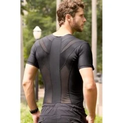 Active Posture Men's Posture Shirt (Black) -Sports Protective Gear active posture mens posture shirt black4