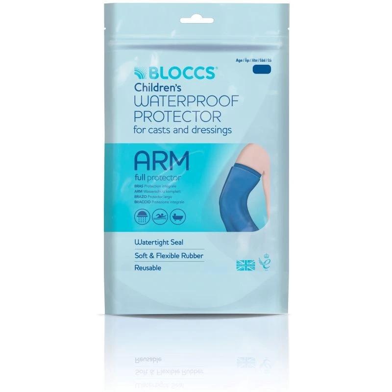 Bloccs Waterproof Full Arm Child Cast Protector 1 Bloccs Waterproof Full Arm Child Cast Protector