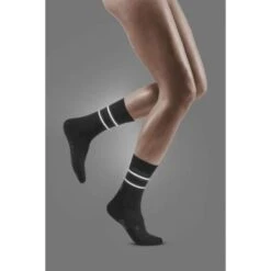 CEP Black Reflective Mid Cut Compression Socks For Women -Sports Protective Gear cep black reflective mid cut compression socks for women12