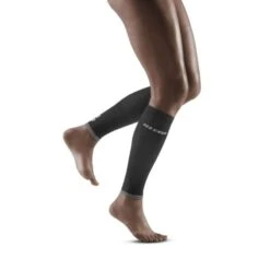 CEP Black/Light Grey Ultralight Compression Calf Sleeves For Women