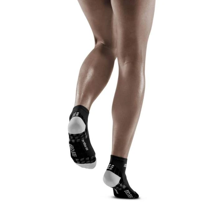 CEP Black/Light Grey Ultralight Pro Low Cut Compression Socks For Women 2 CEP Black/Light Grey Ultralight Pro Low Cut Compression Socks For Women - Image 2