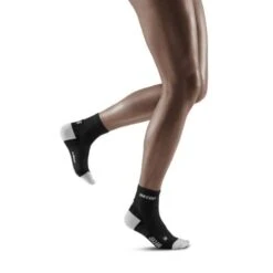 CEP Black/Light Grey Ultralight Short Compression Socks For Women