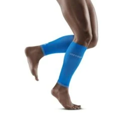 CEP Electric Blue/Light Grey Ultralight Compression Calf Sleeves For Men