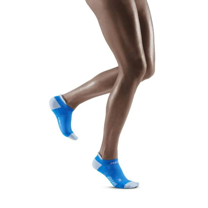 CEP Electric Blue/Light Grey Ultralight No Show Compression Socks For Women 1 CEP Electric Blue/Light Grey Ultralight No Show Compression Socks For Women