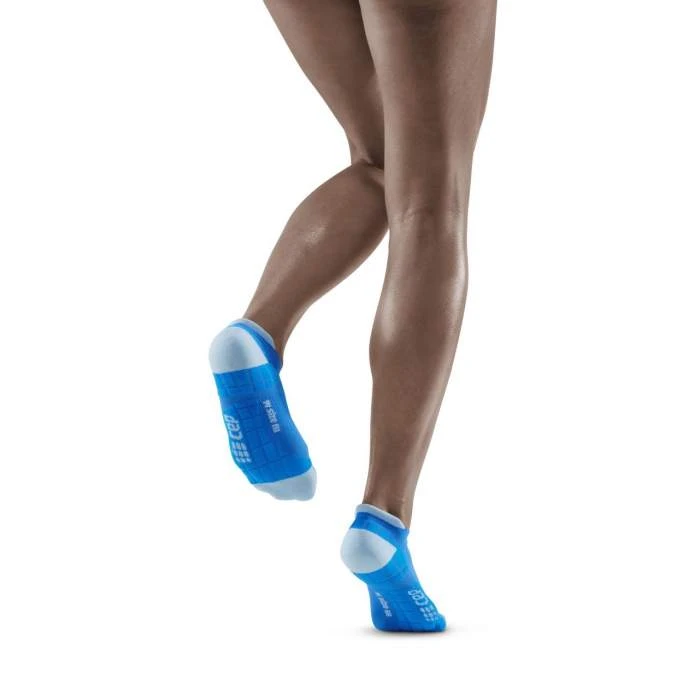 CEP Electric Blue/Light Grey Ultralight No Show Compression Socks For Women 2 CEP Electric Blue/Light Grey Ultralight No Show Compression Socks For Women - Image 2