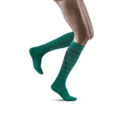 CEP Green Reflective Running Compression Socks For Women
