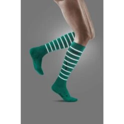 CEP Green Reflective Running Compression Socks For Women -Sports Protective Gear cep green reflective running compression socks for women12