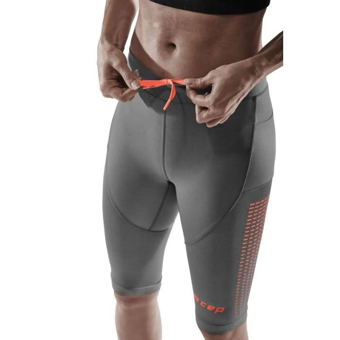 CEP Grey 3.0 Running Compression Shorts For Women 3 CEP Grey 3.0 Running Compression Shorts For Women - Image 3