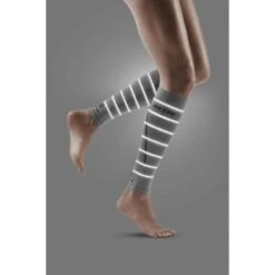 CEP Grey Reflective Calf Compression Sleeves For Women -Sports Protective Gear cep grey reflective calf compression sleeves for women12