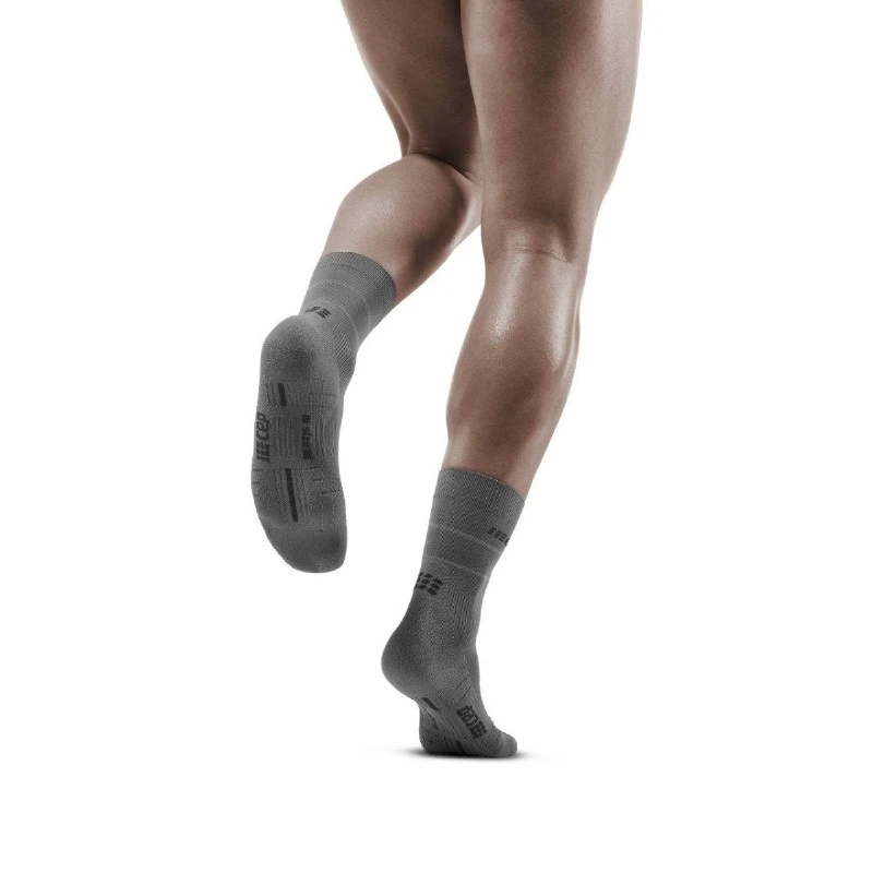 CEP Grey Reflective Mid-Cut Compression Socks For Men 2 CEP Grey Reflective Mid-Cut Compression Socks For Men - Image 2