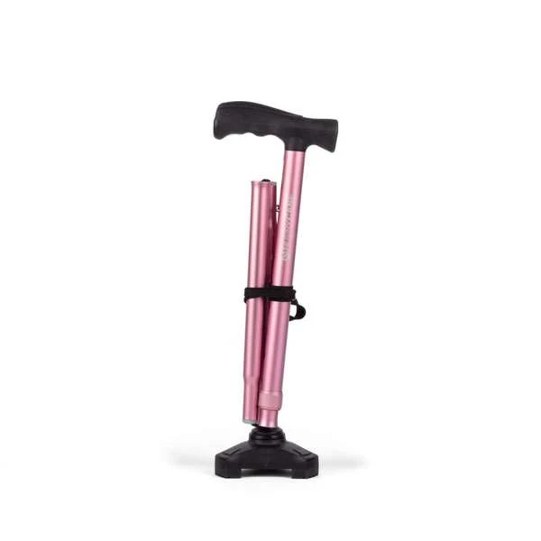 HurryCane Comfort Free-Standing Walking Stick (Pastel Pink) 2 HurryCane Comfort Free-Standing Walking Stick (Pastel Pink) - Image 2