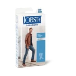 JOBST For Men Explore RAL Class 1 Khaki Below Knee Compression Stockings