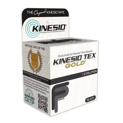 Kinesio Tex Gold FP Kinesiology Tape (Black) 1 Kinesio Tex Gold FP Kinesiology Tape (Black)