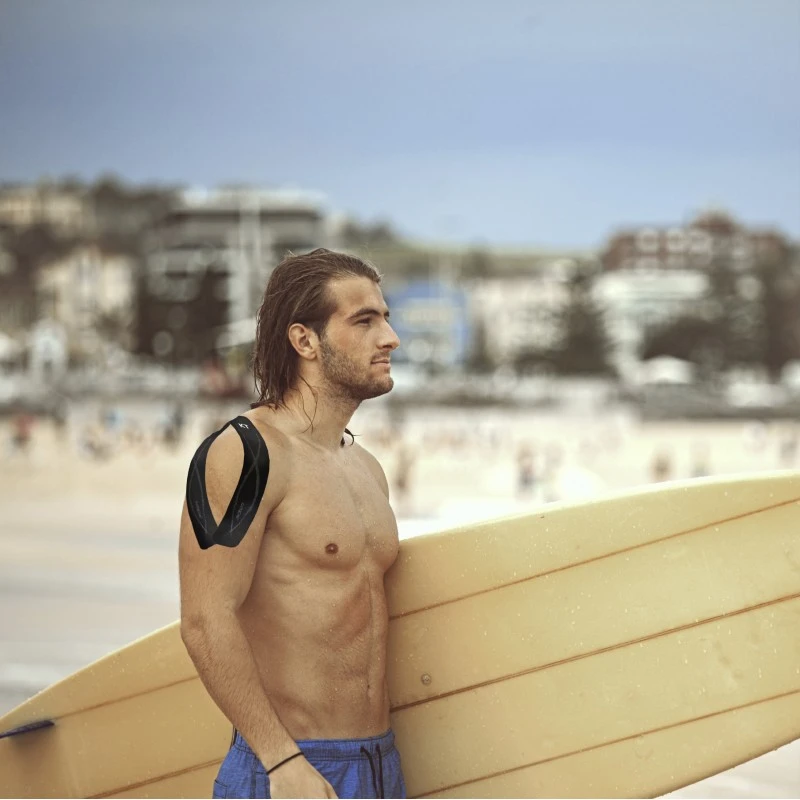 KT Tape Pro 10-Inch Precut Kinesiology Tape (Jet Black) 4 KT Tape Pro 10-Inch Precut Kinesiology Tape (Jet Black) - Image 4