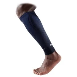 McDavid 8836 Navy Elite Compression Calf Sleeves (Pair)