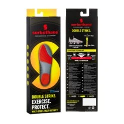 Sorbothane Shock Stopper Double Strike Insoles -Sports Protective Gear sorbothane shock stopper double strike insole 054