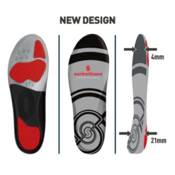 Sorbothane Sorbo Pro Total Control Insoles -Sports Protective Gear sorbothane sorbo pro total control insole HC 012