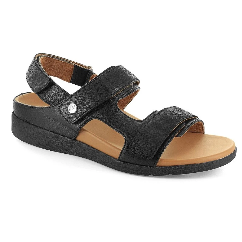 Strive Aruba All Black Orthopaedic Sandals 1 Strive Aruba All Black Orthopaedic Sandals