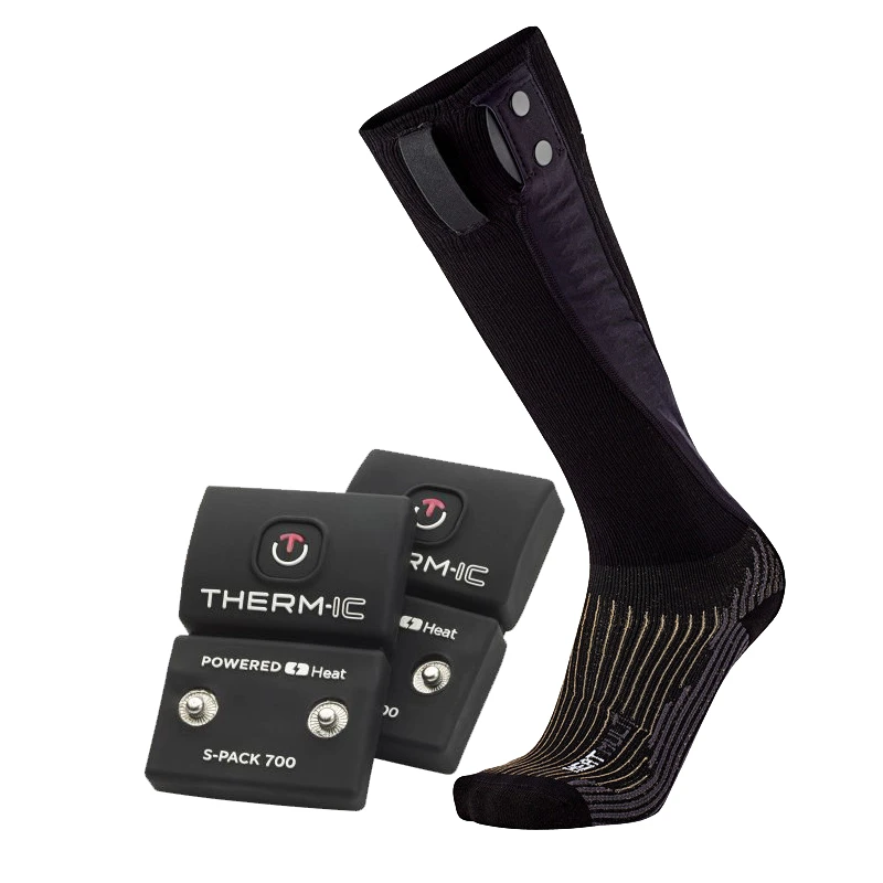 Therm-IC Powersock Multi Heat Heated Sock Double Set With S-Pack 700 Battery 1 Therm-IC Powersock Multi Heat Heated Sock Double Set With S-Pack 700 Battery