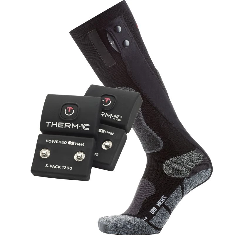 Therm-IC Powersock Uni Heat Heated Sock Set With S-Pack 1200 Battery 1 Therm-IC Powersock Uni Heat Heated Sock Set With S-Pack 1200 Battery