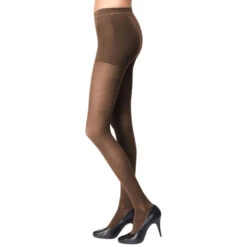 Bauerfeind VenoTrain Micro Class 1 Caramel Compression Tights With Top Band