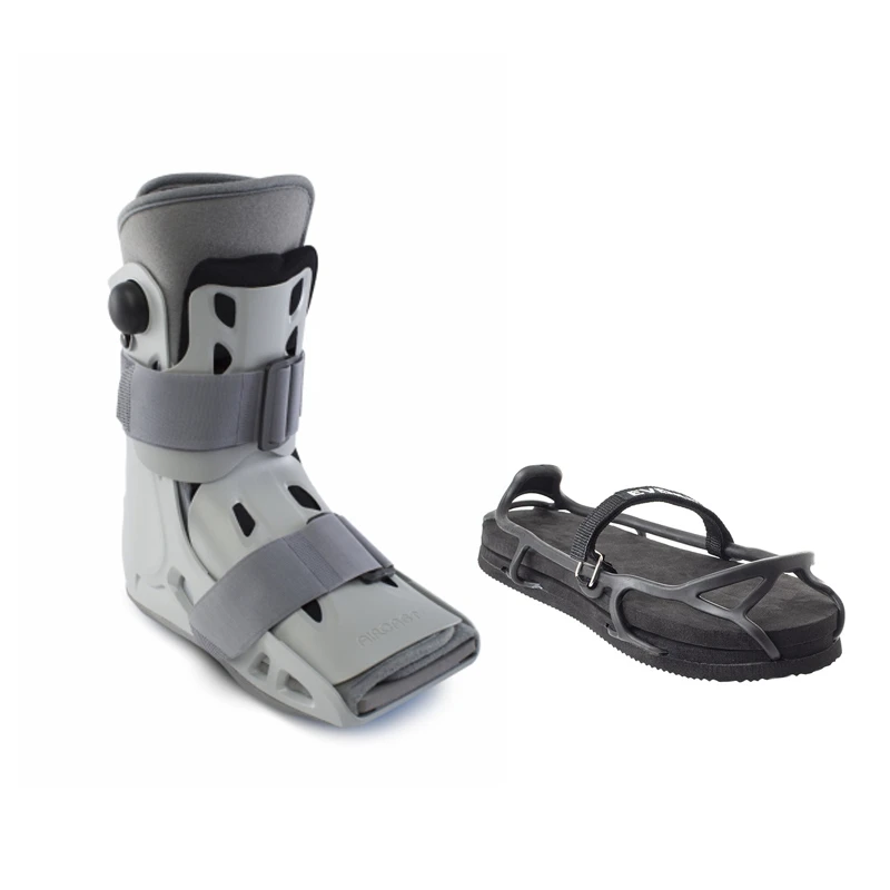 Aircast AirSelect Short Walker Boot And Evenup Shoe Balancer 1 Aircast AirSelect Short Walker Boot And Evenup Shoe Balancer